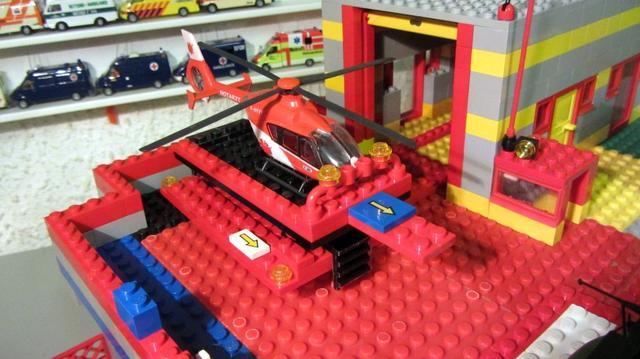 Der Hangar mit Drehgestell