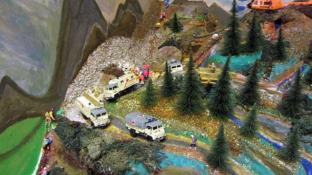 Das Diorama Der Berg ruft