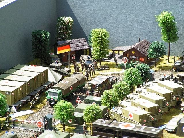Das Feldlazarett 200 Bundeswehr Teilansicht