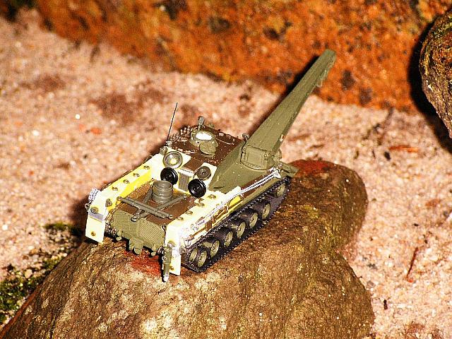 Ein Militärmodell entsteht. Bergepanzer 1 auf Fahrgestell vom M48 der Bundeswehr