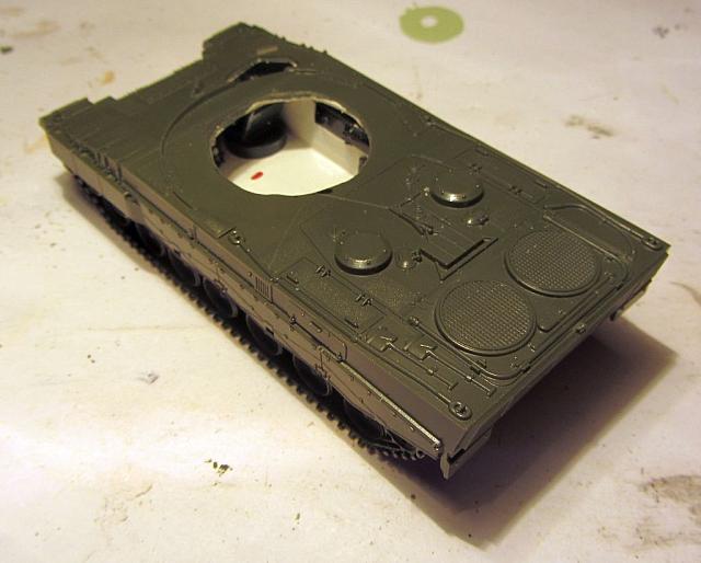 Inneneinrichtung vom Leopard 2 A0 1979