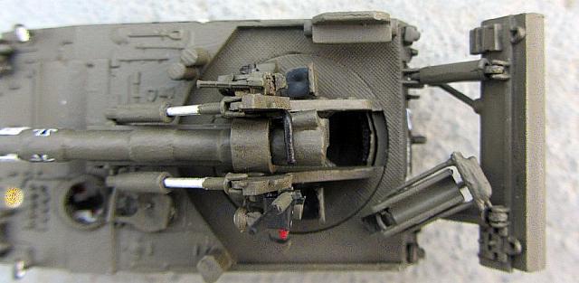 Feldhaubitze M110 Lafettenschacht