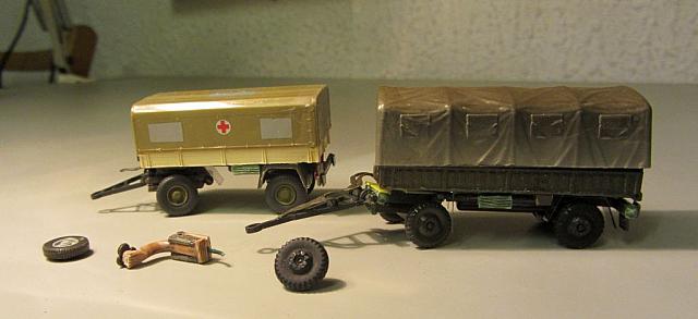 Umbau Lastanhänger 3t u. 6t Bundeswehr 1960