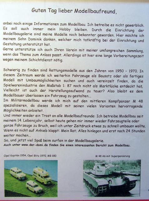 Die Modellbauthemen in der Übersicht