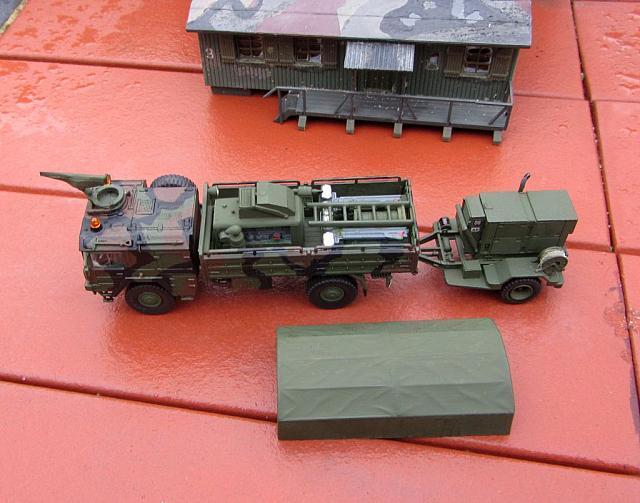 MAN 5t mil gl 4x4 Typ N 4510 mit Rüstsatz Elektrik und Anhänger Notstromaggregat Bundeswehr 1985