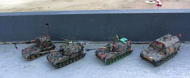 Feldhaubitzen M109 A2/A3 Varianten der US-Army ab 1984