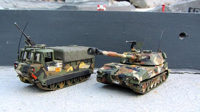 M109 A1 und M548 A1 von 1975