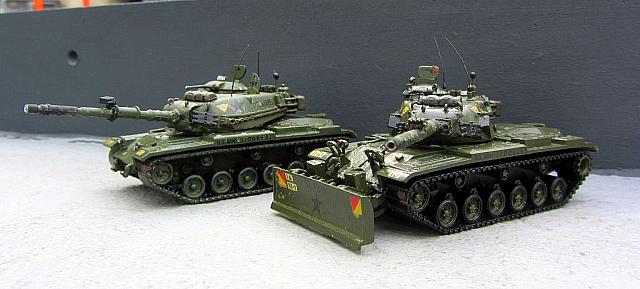 2x M60 A3 mit 105mm Bordkanone US-Army von 1978