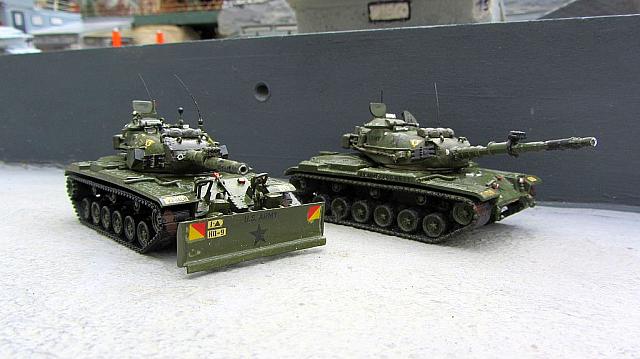 2x M60 A3 mit 105mm Bordkanone US-Army von 1978