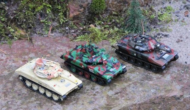 3x Varianten vom Spähpanzer M551, M551 A1 und M551 A1 TTS US-Army von 1968-1992