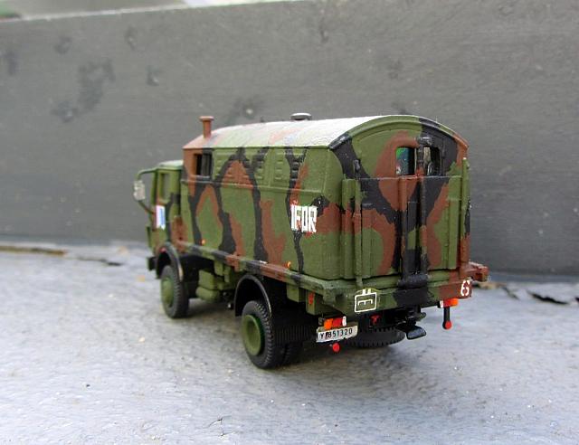 MB 1017 A mit Ladehilfe und Kofferaufbau vom MAN 630 L2 A Bundeswehr 1995
