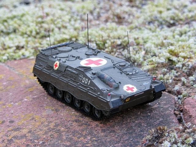 Marder 1 gep. Sanitäts-Prototyp Bundeswehr 1971