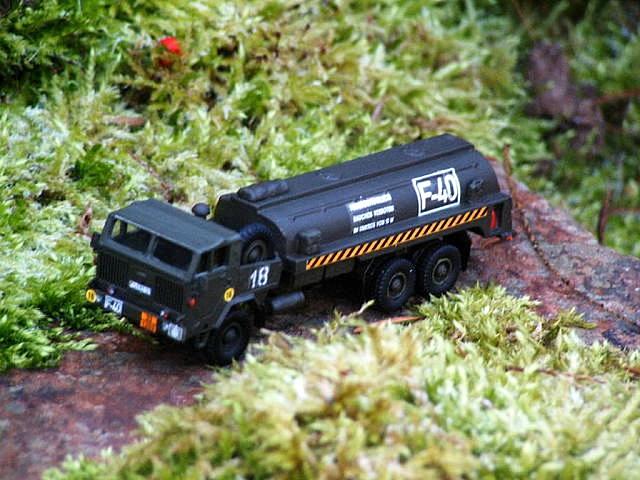 LKW 10t glw (6x6) Faun L 908/54 VA Prototyp Tankwagen Bundeswehr von 1971