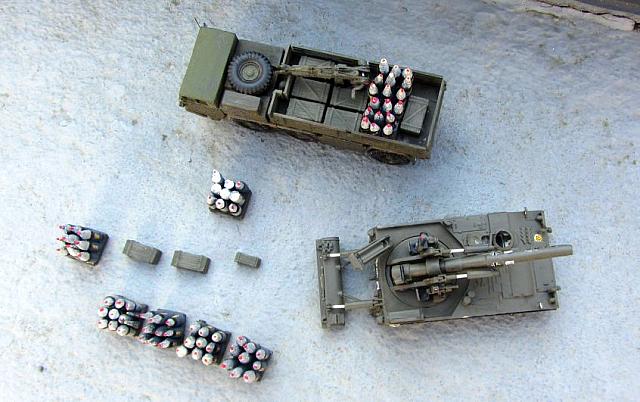 Begleitfahrzeug Faun L 912-21 MUN und Feldhaubitze M110, Bundeswehr 1964