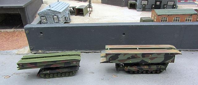Brückenausleger Leopard 1 und Leopard 2