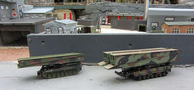 Brückenausleger Leopard 1 und Leopard 2
