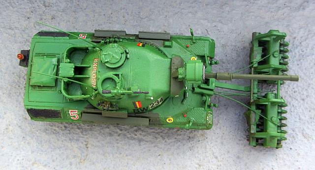 Kpz Leopard1 A2 schwerer Minenräumer Belgien 1977