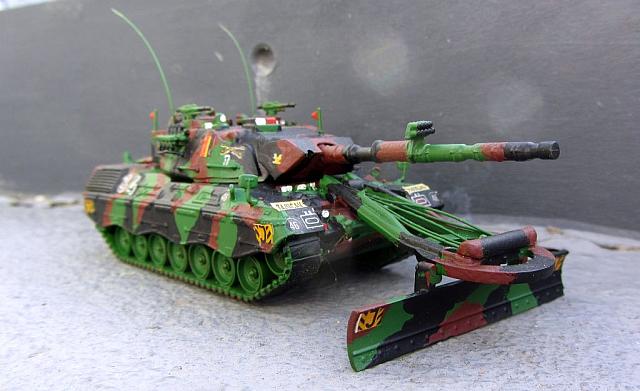 Leopard1 A5 Hindernisräumer Belgien 1986