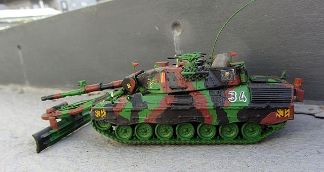 Leopard1 A5 Hindernisräumer Belgien 1986