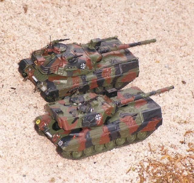 Leopard1 A1 von 1969 und Leopard1 A4 von 1974 Bundeswehr