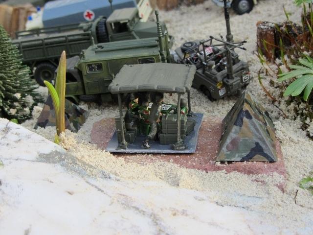Die mobile Funkleitstelle der Bundeswehr bei einer Großübung von 1960