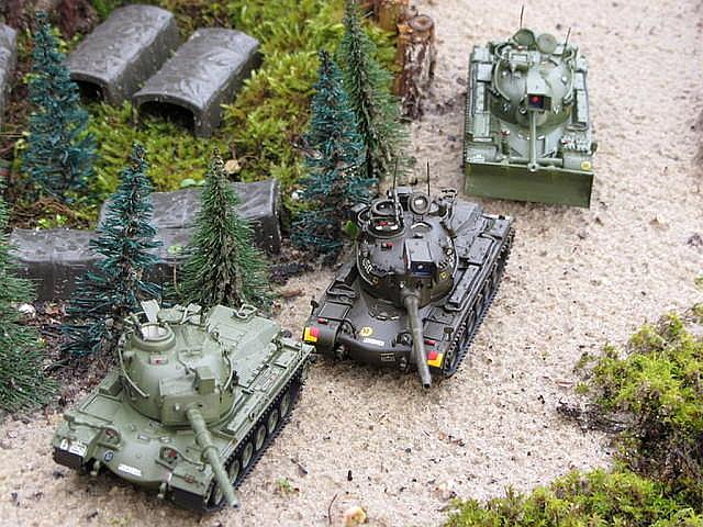 3x M48 A2 GA2 mKpz der Bundeswehr von 1968 - 1978