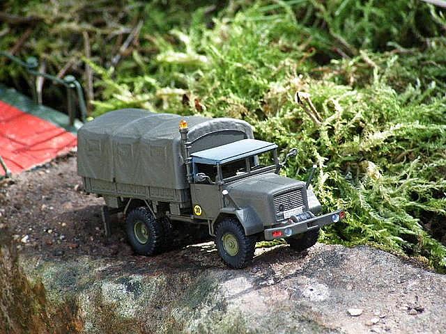 Bundeswehrfahrzeug Magirus Deutz im Übungsgelände
