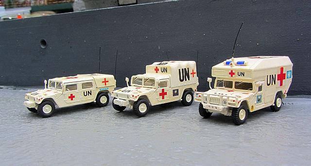 Hummer-Serie der UN-Truppe: Sanitätsfahrzeuge von 1990