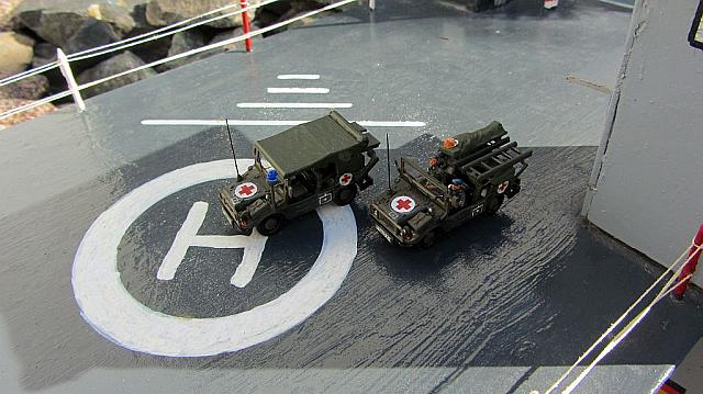 2x Autounion DKW F 91 / 4-900 Sanitätsfahrzeuge der Bundeswehr von 1956