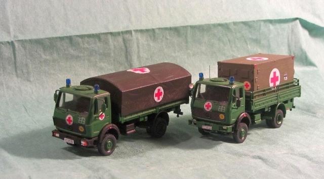 MB 1017 A 5t Pritsche mit Container Bundeswehr ab 1977