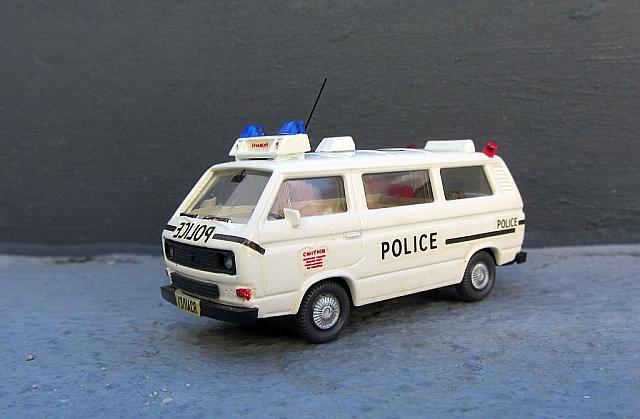 VW T3 Bus Einsatzfahrzeug der dänischen Polizei von 1980