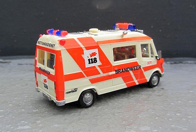MB 307 D Rettungswagen in den Niederlanden 1990