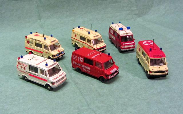 MB 207 D T1 RTW und KTW Baujahr 1977 - 1982