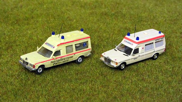 MB S123 240 TD Kombi mit Hochdach: Mehrzweckfahrzeug im Rettungsdienstvon 1980