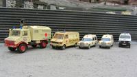 1. Sanitätstransportgruppe mit Notarzteinsatzfahrzeug 1990
