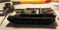 Inneneinrichtung vom Leopard 2 A0 1979