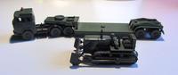 Magirus Deutz Tieflader mit Planierraupe