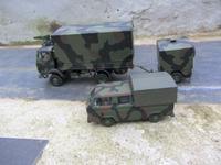 MB 1017 A 5t mil. mit Feldküche TFK 250 und VW T4 Doppelkabine Bundeswehr 1987