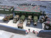 Fahrzeuge vom Feldbewegungsradar US-Army