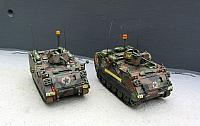 2x M113 A3 ACAV Schützenpanzer der US-Army von 1985