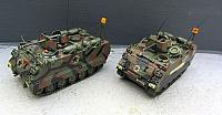 2x M113 A3 ACAV Schützenpanzer der US-Army von 1985