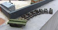 Leopard 1 Modelle aus mehreren Epochen der Bundeswehr