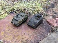 M113 A1 GE mit Rüstsatz Funk und M113 A1 GE Prototyp Bundeswehr 1971
