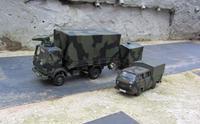 MB 1017 A 5t mil. mit Feldküche TFK 250 und VW T4 Doppelkabine Bundeswehr 1987