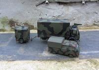 MB 1017 A 5t mil. mit Feldküche TFK 250 und VW T4 Doppelkabine Bundeswehr 1987