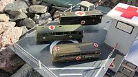 3x Großraum-Kraftkrankenwagen der Bundeswehr ab 1958 - ca. 1990