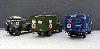 MB 250 GD Typ 461.4 SAN-KFZ der Bundeswehr 1988, MB 250 GD Typ 461.4 SAN-KFZ der NATO 1990