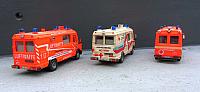 2x MB Typ 609 D L, 1x MB Typ 609 D Notarztwagensysteme von 1995