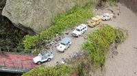 Eskorde von UN Fahrzeuge im Gelände Irgendwo in Rheinland-Pfalz von 1992