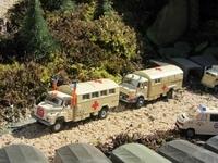 2x Großraumkrankenwagen DRK Einsatzfahrzeuge von 1967 und 1970